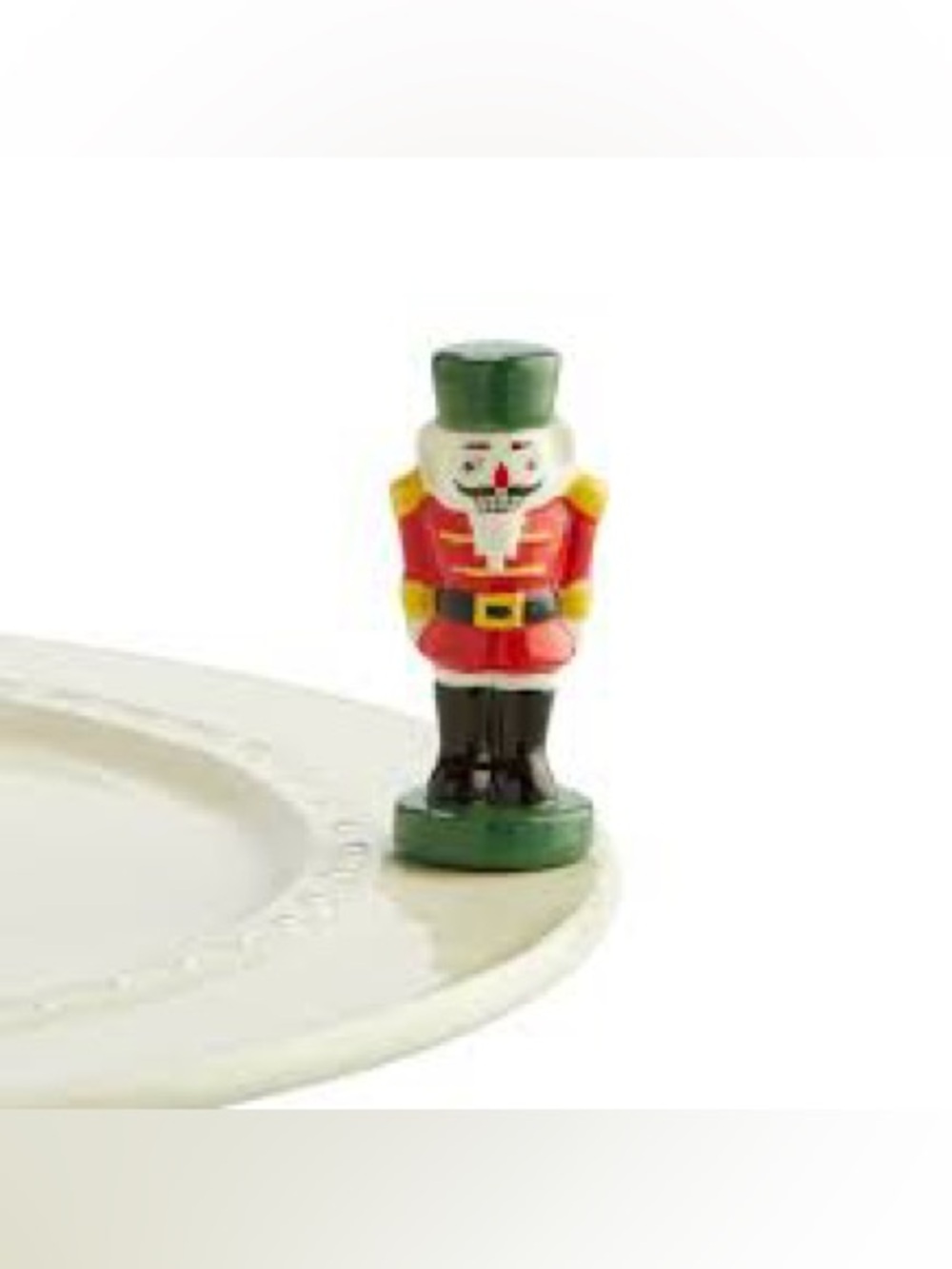 Nora Fleming Green-Red Nutcracker Mini